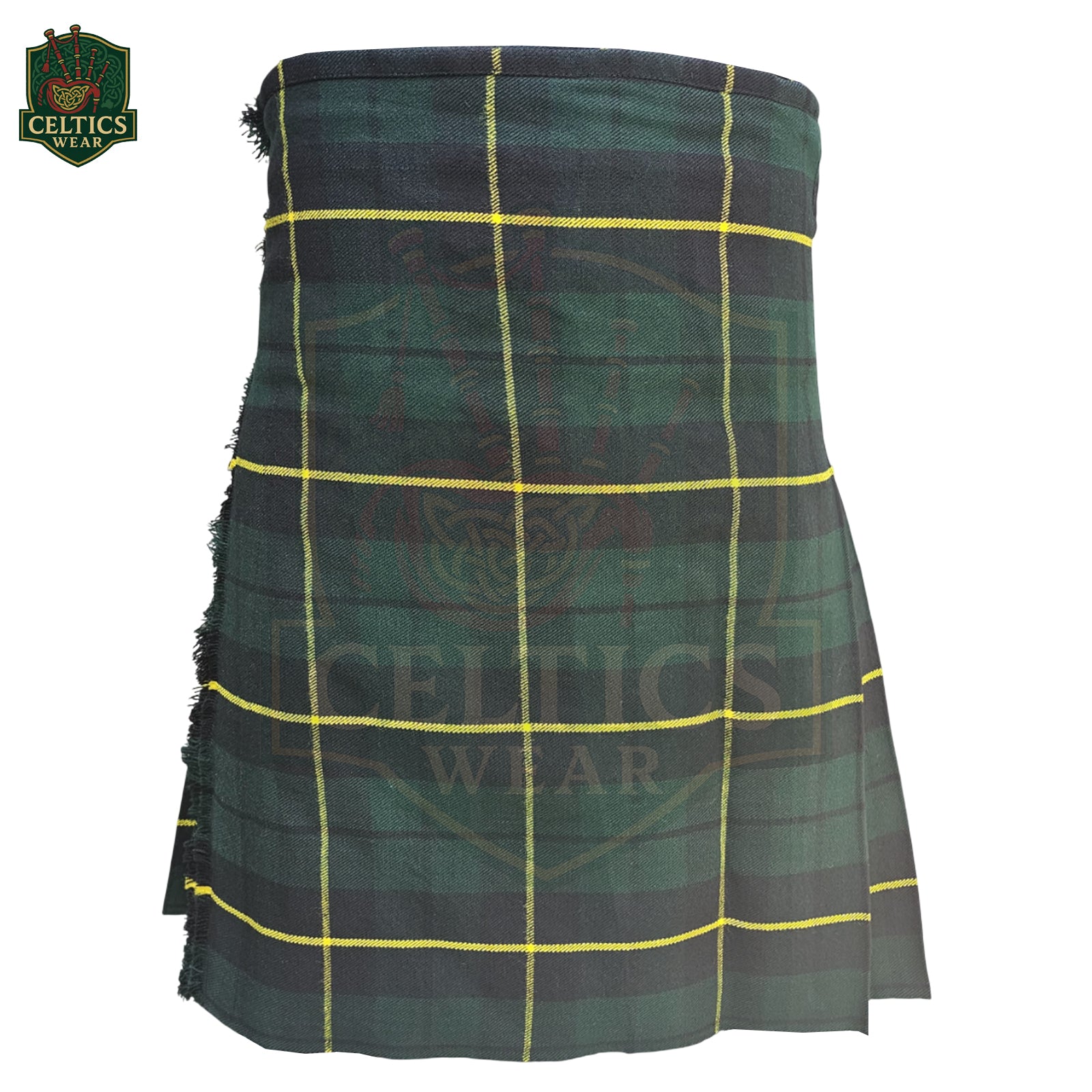 Hunting Wallace Tartan Kilt for Men – Traditional Highland Kilt in Earthy Clan Colors - celticswear