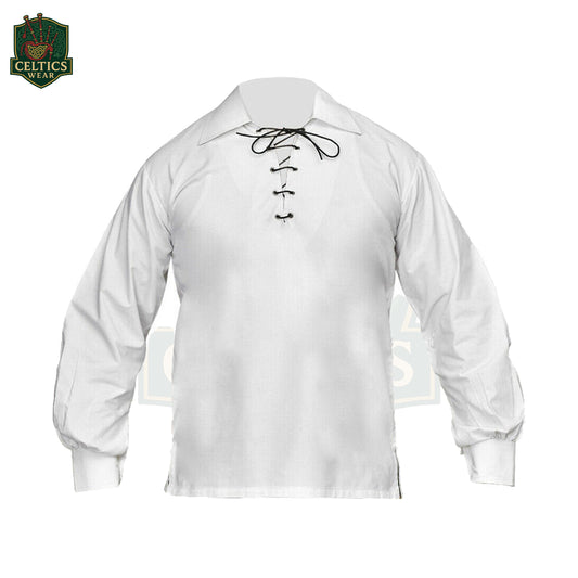 Men’s Jacobite Ghillie Kilt Shirt – Traditional Scottish Highland Wear