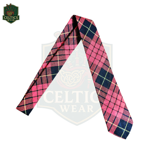 McQueen Modern Tartan Neck Tie – Classic Clan Neckwear for Highland and Formal Wear - celticswear