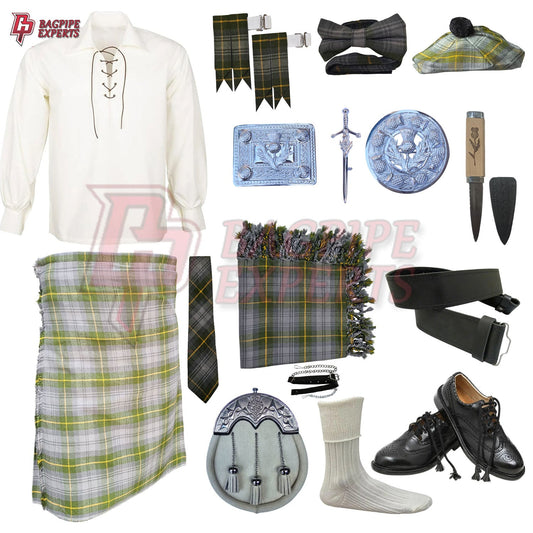 Gordon Weather Tartan Kilt Outfit | Full Highland Dress Set – Bagpipe Experts