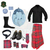 Complete Royal Stewart Kilt Outfit Set – Traditional Scottish Highland Dress for Men