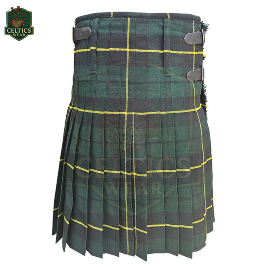 Hunting Wallace Tartan Kilt for Men – Traditional Highland Kilt in Earthy Clan Colors - celticswear