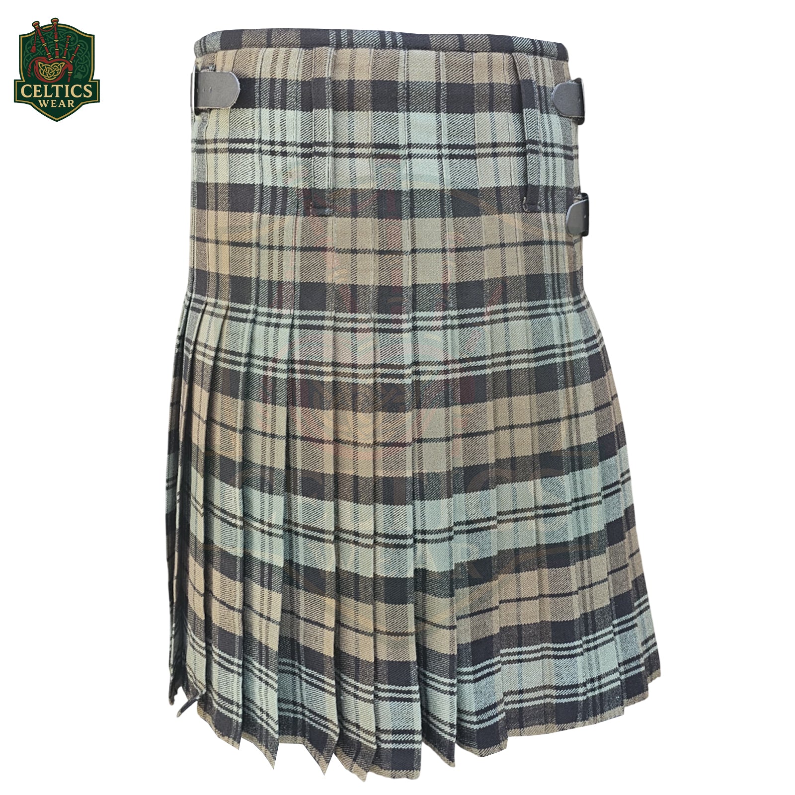 Black Watch Weather Tartan Kilt – Heavyweight Traditional Scottish Military Style Kilt for Men - celticswear