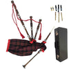 Great Highland Bagpipe – Natural Wood, MacDonald Tartan & Hard Case Included