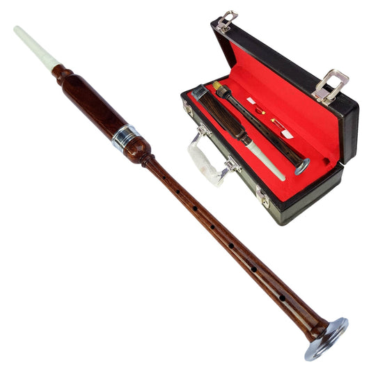 Scottish Practice Chanter + 2 Practice Reeds & Hard Case – Bagpipe Starter Kit