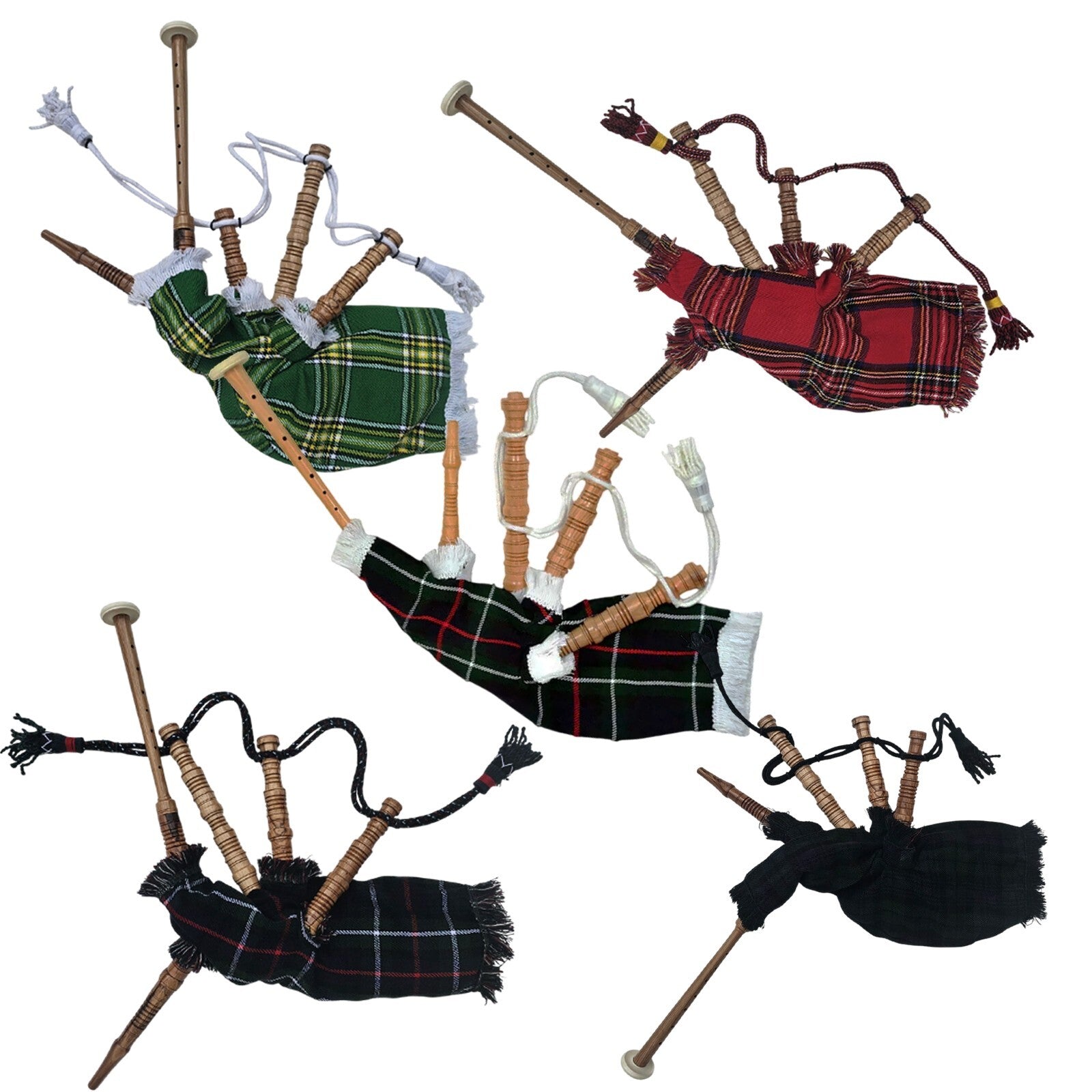 Kids Mini Bagpipe – Sheesham Wood, Fully Playable with 2 Reeds, Perfect for Gift