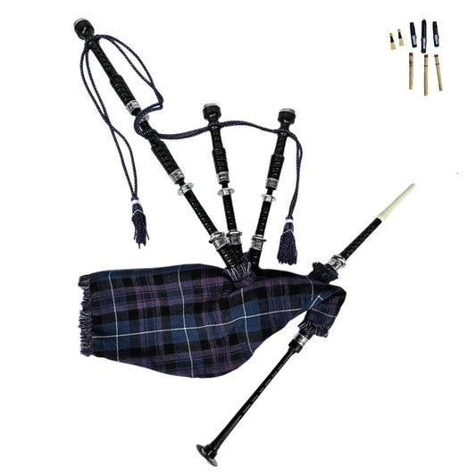 Great Highland Bagpipe – Silver Mounts, Pride of Scotland & Hard Case Included
