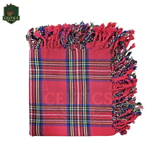 Royal Stewart Tartan Fly Plaid – Traditional Scottish Kilt Accessory - celticswear