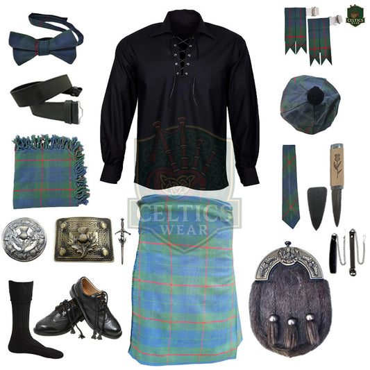 Barclay Hunting Ancient Tartan Complete Highland Dress Set – Full Scottish Kilt Outfit