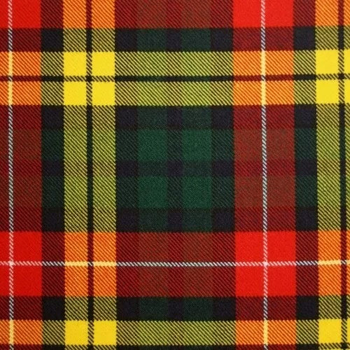 Scottish Tartan Plaid Fabric by the Yard – Heavyweight 16oz Twill Weave – Acrylic Wool Blend – 20+ Clan Tartans – 3, 5, 8, 10 Yard Cuts