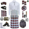 Dress Stewart Tartan Complete Highland Dress Set – Full Kilt Outfit with Matching Accessories