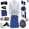 Ramsay Blue Tartan Complete Highland Dress Set – Full Traditional Scottish Kilt Outfit