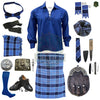 U.S. Navy Tartan Complete Highland Dress Set – Full Scottish Kilt Outfit with Accessories