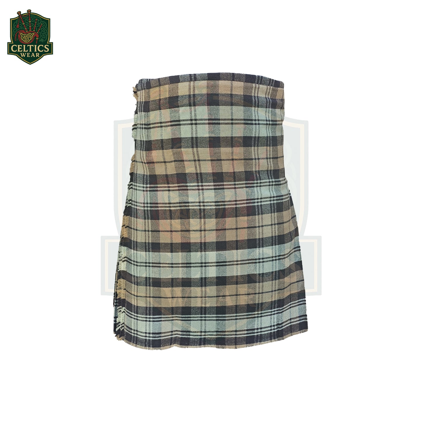 Black Watch Weathered Kilt – Traditional Highland Kilt for Scottish Ceremonial Wear