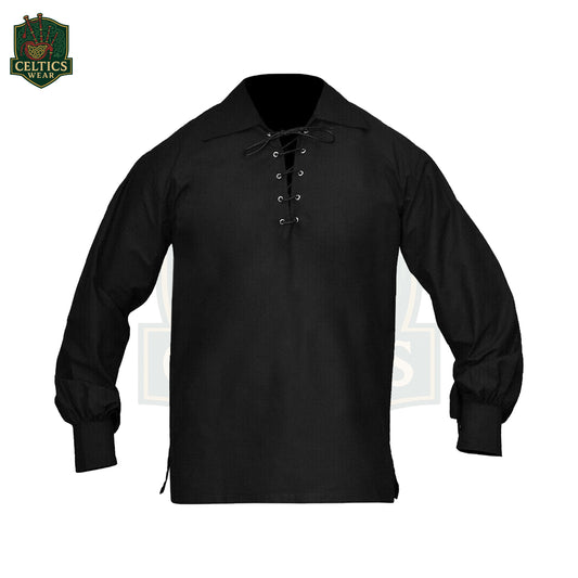 Men’s Jacobite Ghillie Kilt Shirt – Traditional Scottish Highland Wear