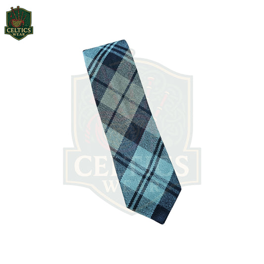 Black Watch Weathered Neck Tie – Classic Scottish Tartan Accessory for Formal Wear