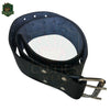 Black Leather Kilt Belt for Men – Heavy Duty Highland Accessory – Genuine Leather with Dual Prong Buckle