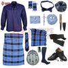 U.S. Navy Tartan Complete Highland Dress Set – Full Scottish Kilt Outfit with Accessories