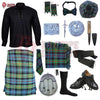 Gunn Ancient Tartan Complete Highland Dress Set – Full Scottish Kilt Outfit with Accessories