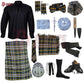 Heritage of Ireland Complete Highland Dress Set – Traditional Irish Tartan Kilt Outfit with Accessories
