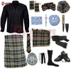 Heritage of Ireland Complete Highland Dress Set – Traditional Irish Tartan Kilt Outfit with Accessories