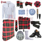MacLachlan Tartan Complete Highland Dress Set – Full Kilt Outfit with Accessories