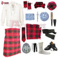 Bruce Modern Tartan Complete Highland Dress Set – Full Kilt Outfit with Accessories