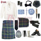 Hunting Stewart Tartan Kilt Outfit | Complete Highland Dress Set – Bagpipe Experts
