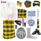 MacLeod of Lewis Tartan Complete Highland Dress Set – Full Scottish Kilt Outfit with Accessories