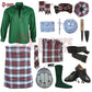 Dress Stewart Tartan Complete Highland Dress Set – Full Kilt Outfit with Matching Accessories