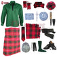 Bruce Modern Tartan Complete Highland Dress Set – Full Kilt Outfit with Accessories