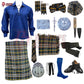 Heritage of Ireland Complete Highland Dress Set – Traditional Irish Tartan Kilt Outfit with Accessories
