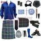 Hunting Stewart Tartan Kilt Outfit | Complete Highland Dress Set – Bagpipe Experts