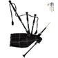 Great Highland Bagpipe – Silver Mounts, Scottish National & Hard Case Include