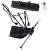 Great Highland Bagpipe – Natural Wood, National Scottish, Reeds & Carry Bag
