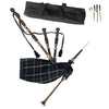 Great Highland Bagpipe – Natural Wood, Mackenzie Tartan, Reeds & Carry Bag