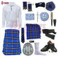 Ramsay Blue Tartan Complete Highland Dress Set – Full Traditional Scottish Kilt Outfit