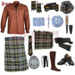 Heritage of Ireland Complete Highland Dress Set – Traditional Irish Tartan Kilt Outfit with Accessories
