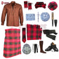 Bruce Modern Tartan Complete Highland Dress Set – Full Kilt Outfit with Accessories