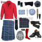 Blue Douglas Tartan Complete Kilt Outfit – Custom Highland Dress Set with Color Options
