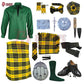MacLeod of Lewis Tartan Complete Highland Dress Set – Full Scottish Kilt Outfit with Accessories