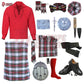 Dress Stewart Tartan Complete Highland Dress Set – Full Kilt Outfit with Matching Accessories