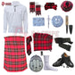 MacGregor Tartan Highland Dress Set | Full Kilt Outfit with Accessories – Bagpipe Experts