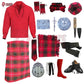 Bruce Modern Tartan Complete Highland Dress Set – Full Kilt Outfit with Accessories