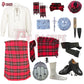 MacGregor Tartan Highland Dress Set | Full Kilt Outfit with Accessories – Bagpipe Experts