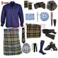 Heritage of Ireland Complete Highland Dress Set – Traditional Irish Tartan Kilt Outfit with Accessories