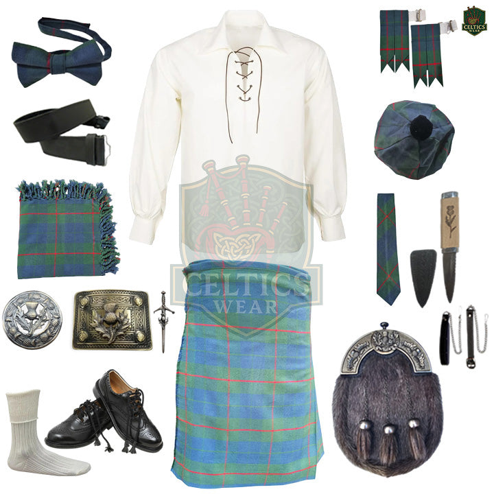 Barclay Hunting Ancient Tartan Complete Highland Dress Set – Full Scottish Kilt Outfit