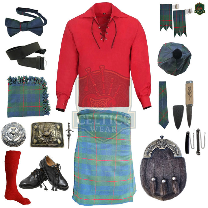 Barclay Hunting Ancient Tartan Complete Highland Dress Set – Full Scottish Kilt Outfit