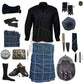 Blue Douglas Tartan Complete Kilt Outfit – Custom Highland Dress Set with Color Options