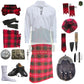 Bruce Modern Tartan Complete Highland Dress Set – Full Kilt Outfit with Accessories